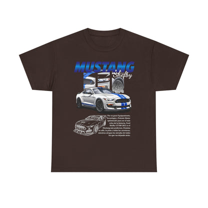 Mustang Shelby Graphic Tee – Perfect T-shirt for Car Enthusiasts - CreativeRino
