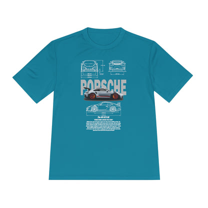 Porsche Unisex Moisture Wicking Tee - Stylish Performance Shirt for Car Enthusiasts - CreativeRino