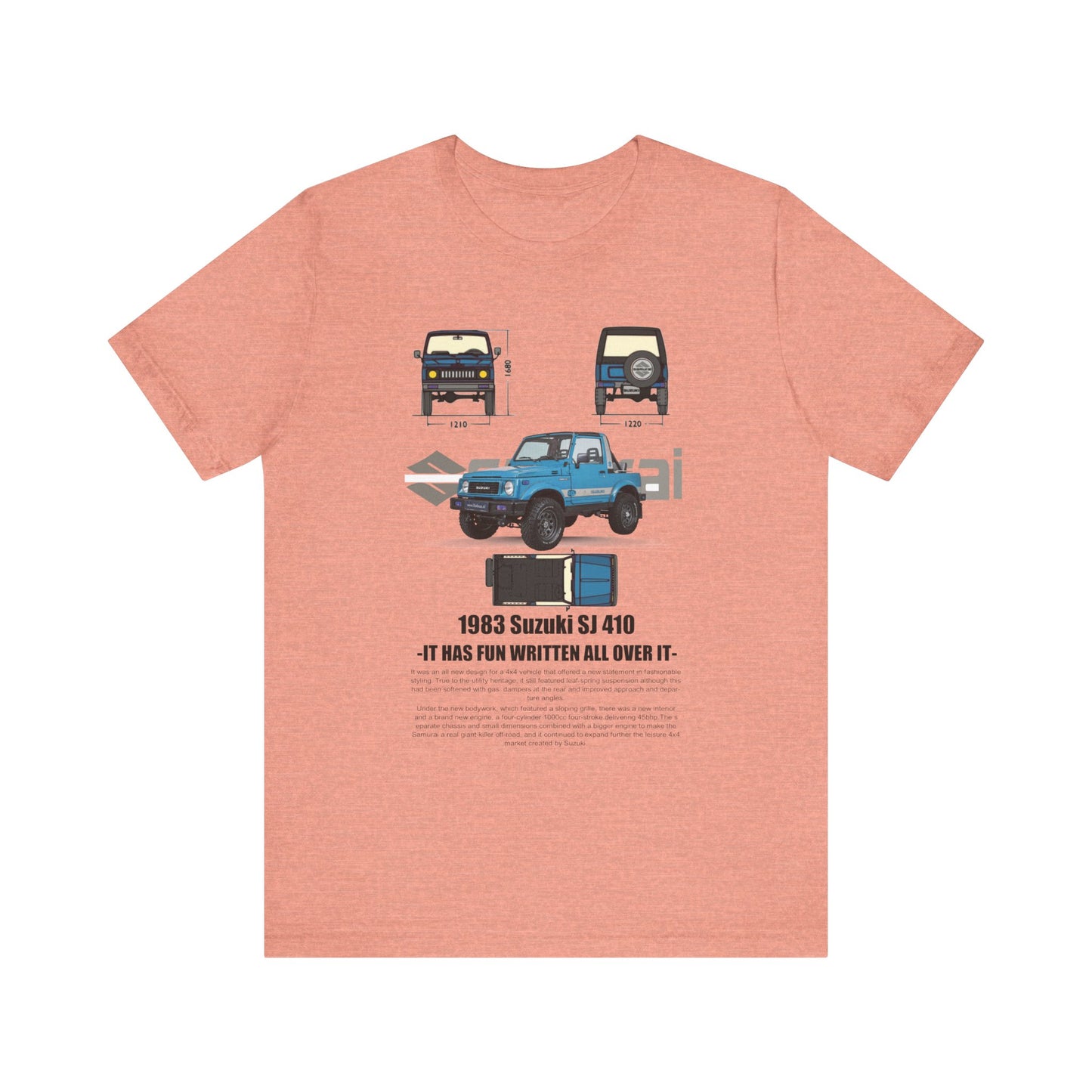 Vintage Suzuki 1983 Graphic Tee - Unisex Short Sleeve T-Shirt - CreativeRino