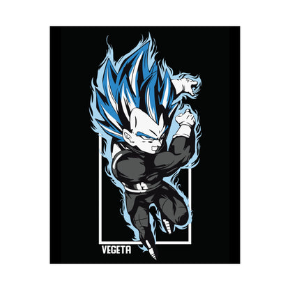 Vegeta Super Saiyan Poster - Dragon Ball Matte Vertical Wall Art for Anime Fans - CreativeRino