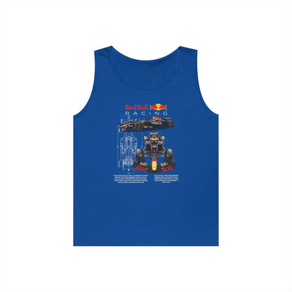 Formula F1 Unisex Heavy Cotton Tank Top - CreativeRino
