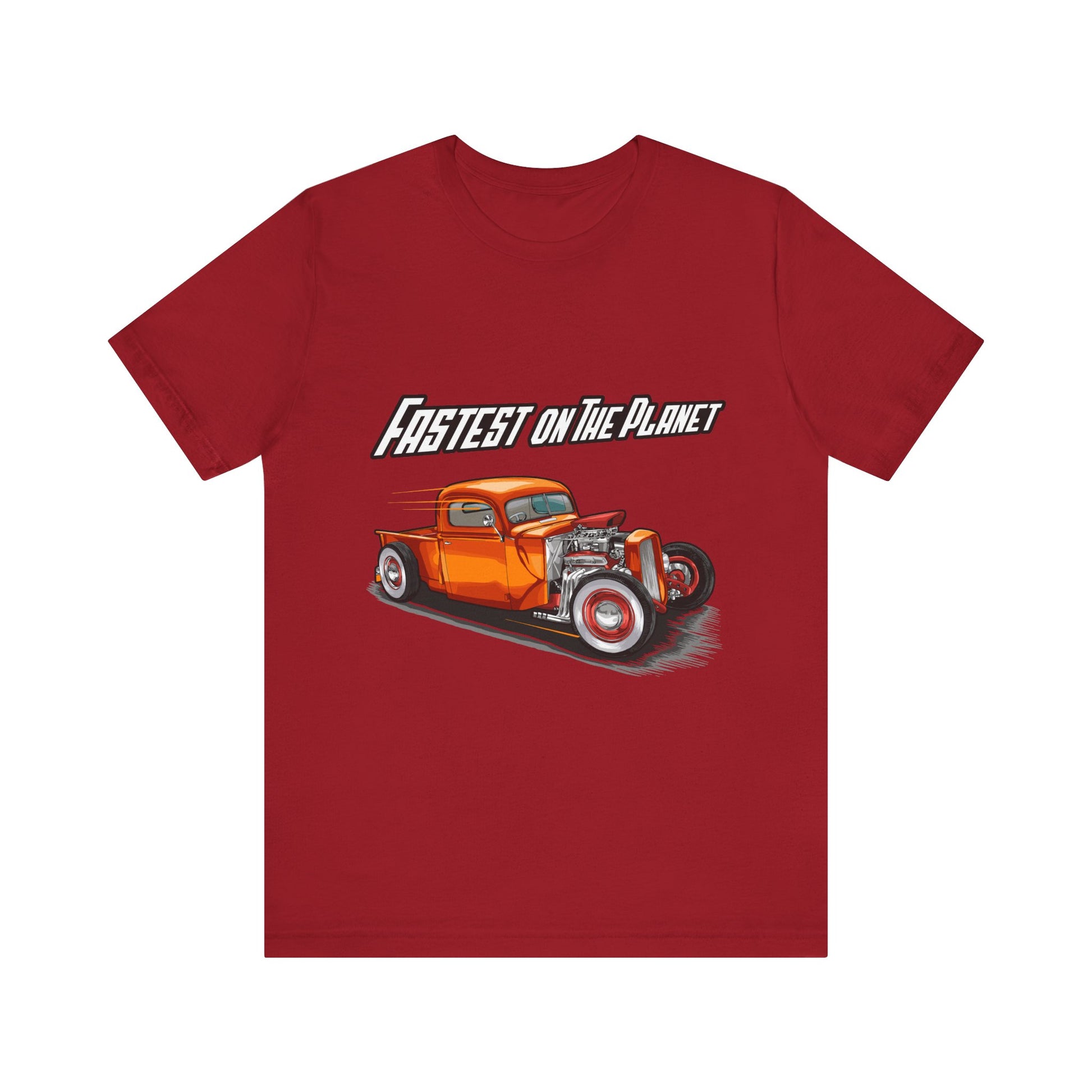 Fastest on the Planet Retro Car T-shirt - CreativeRino