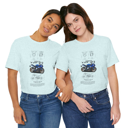 Yamaha YZF-R3 Motorcycle Unisex Tee - Perfect T-shirt for Riders and Fans - CreativeRino