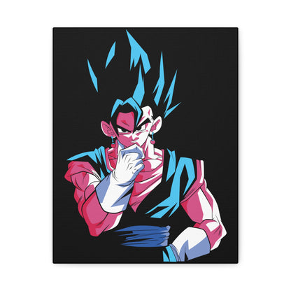 Anime Wall Art - Matte Canvas Print with Dragon Ball Inspired Design - CreativeRino