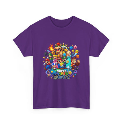 Gaming Characters Graphic Tee — "Mario Galaxy" Colorful Arcade Crew T-Shirt Printify