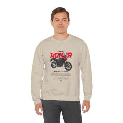 Honda CB500X Motorcycle Crewneck Sweatshirt - Unisex Heavy Blend™ - CreativeRino