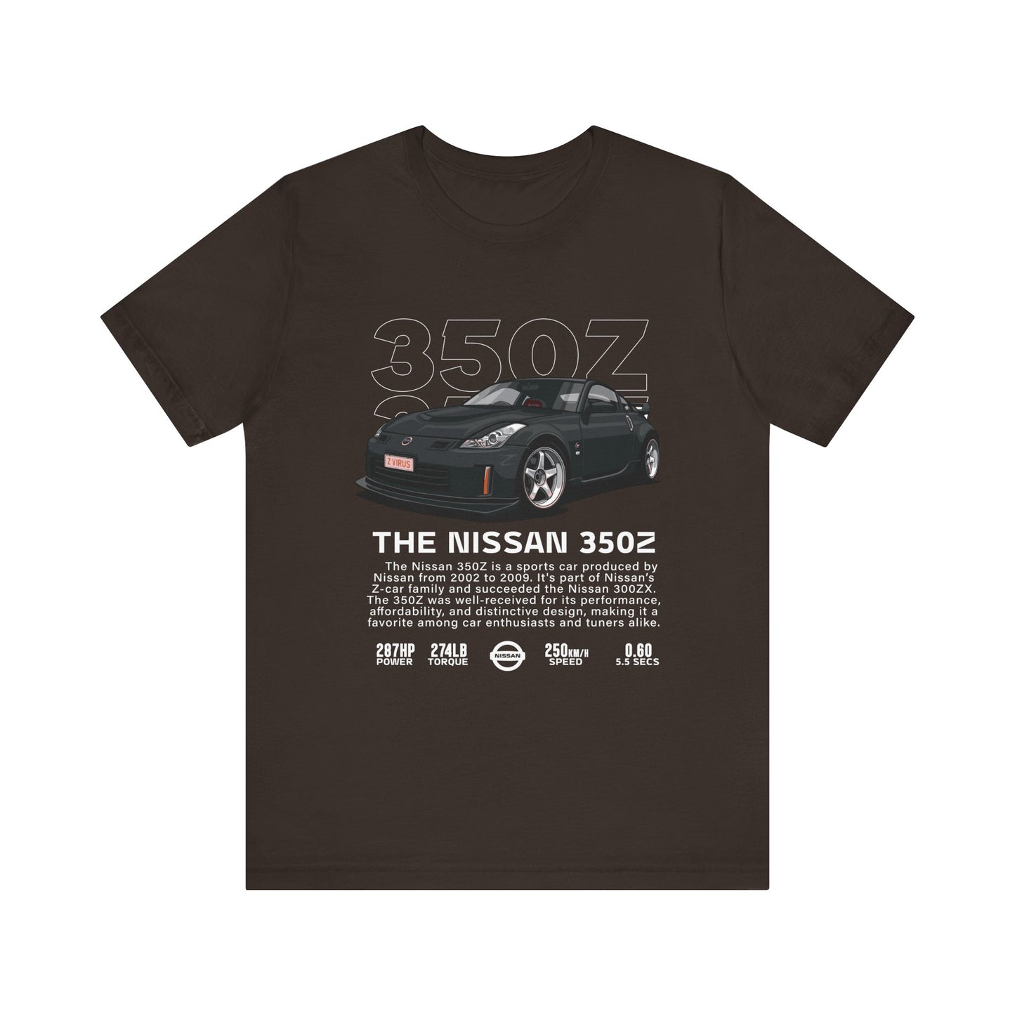 Nissan 350Z Unisex Tee – Perfect for Car Enthusiasts and Motoring Events - CreativeRino