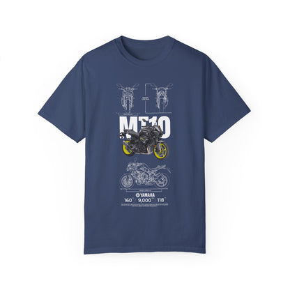 Yamaha MT-10 Unisex Motorcycle Graphic T-Shirt - Perfect for Bike Enthusiasts - CreativeRino