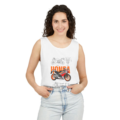 Honda CBR Enthusiast Tank Top - Retro Motorcycle Design - CreativeRino