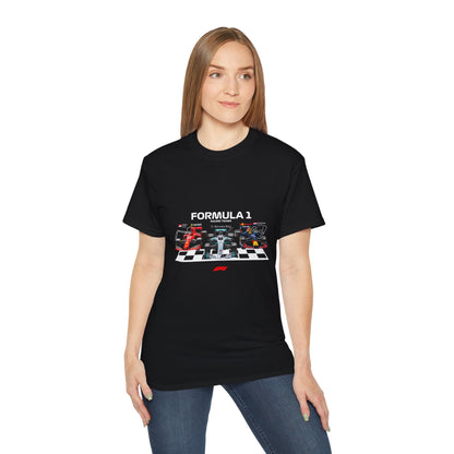 Formula 1 Racing Unisex Ultra Cotton Tee - Perfect T-Shirt for Motorsport Fans - CreativeRino