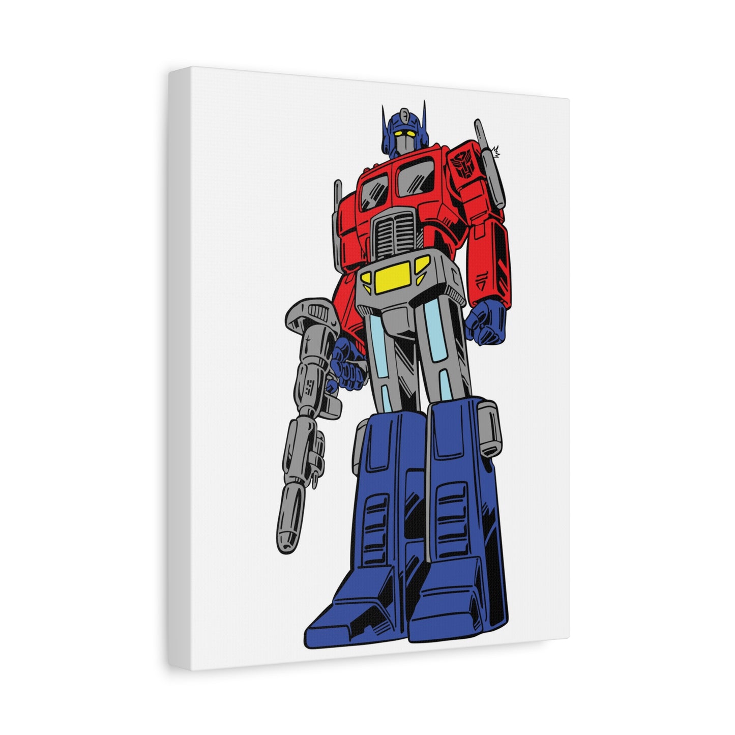 Transforming Robot Canvas Wall Art - Perfect for Kids' Bedrooms & Pop Culture Enthusiasts - CreativeRino