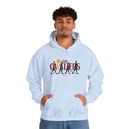 The Cavaliers Unisex Heavy Blend™ Hoodie - Retro Basketball Style - CreativeRino