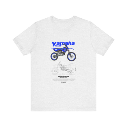Yamaha YZ125 Bike Graphic Tee – Unisex Jersey Short Sleeve T-shirt - CreativeRino
