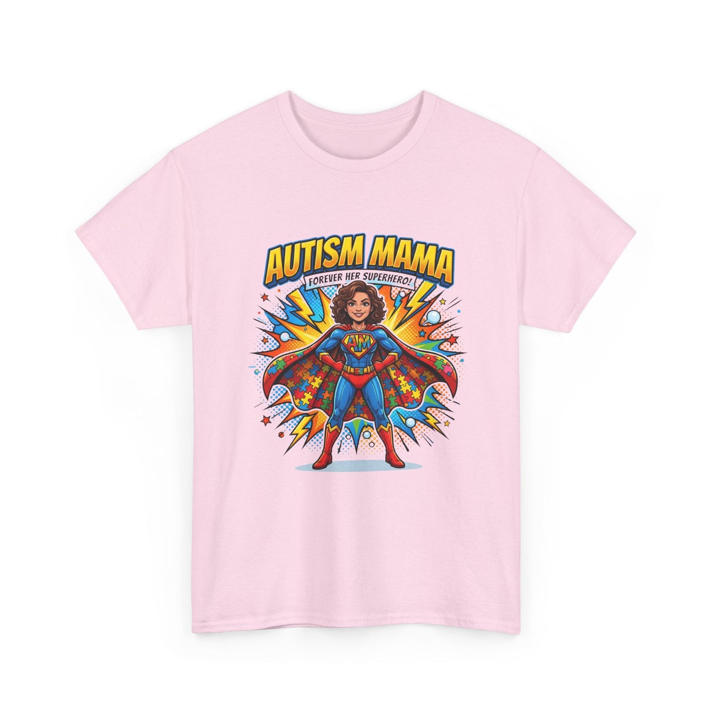 Autism Mama Superhero T-Shirt Printify