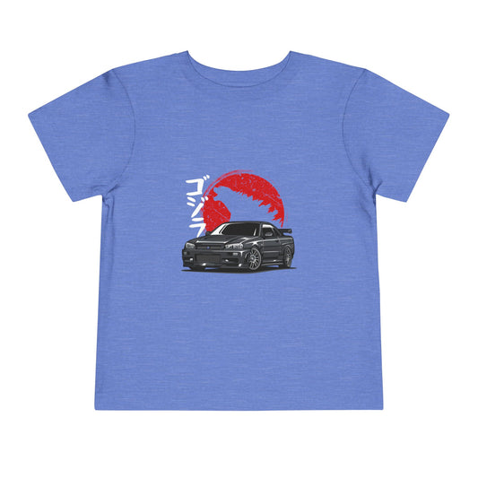 Cool Car Toddler Tee - Fun and Playful Short Sleeve T-Shirt - CreativeRino