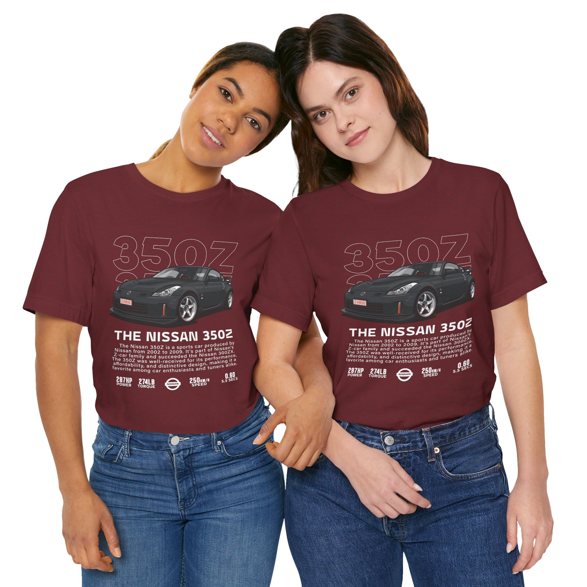 Nissan 350Z Unisex Tee – Perfect for Car Enthusiasts and Motoring Events - CreativeRino