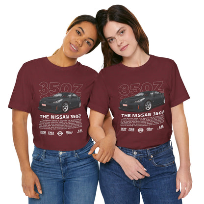 Nissan 350Z Unisex Tee – Perfect for Car Enthusiasts and Motoring Events - CreativeRino