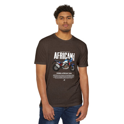 Honda African Twin Unisex T-Shirt - Power of Dreams Motorcycle Tee - CreativeRino