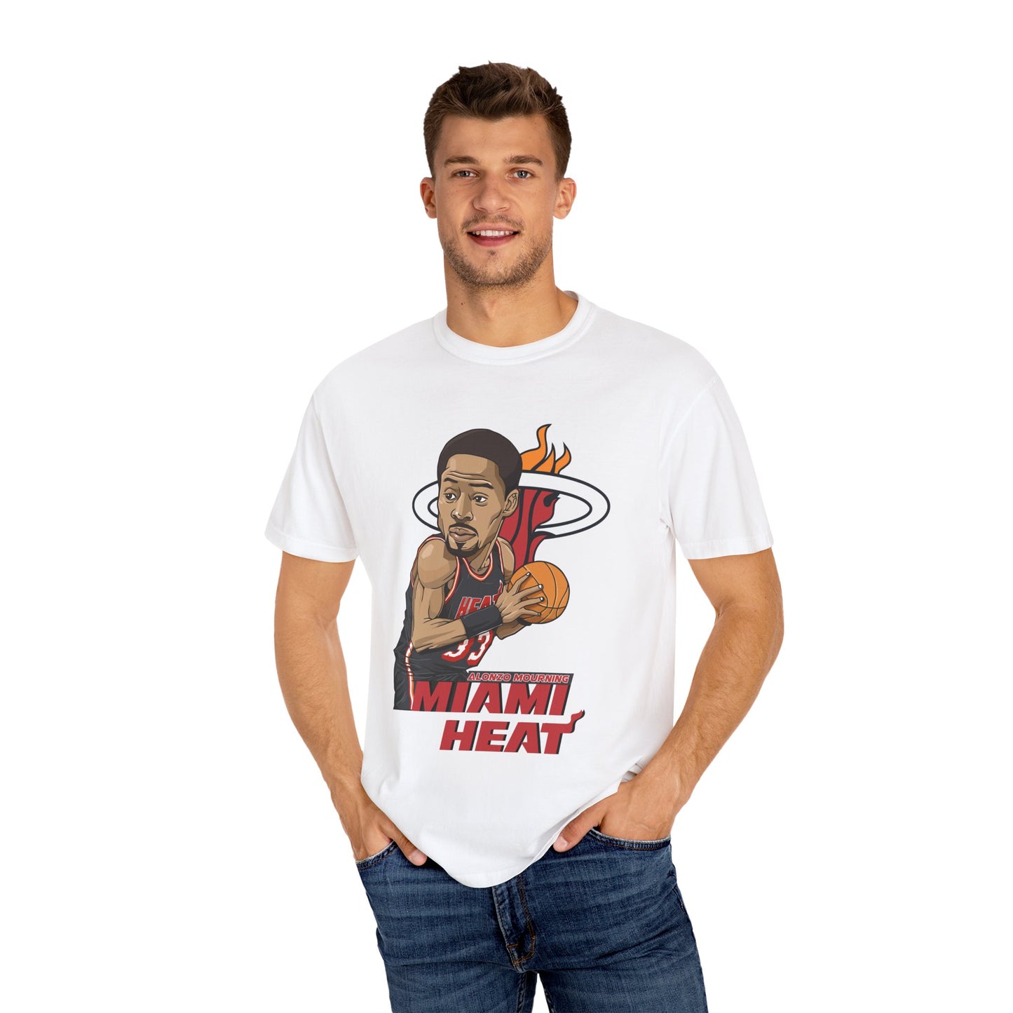 Miami Heat Cartoon Style Unisex T-shirt - Perfect Tee for Basketball Fans - CreativeRino