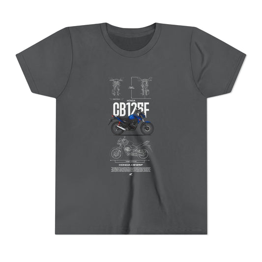 Honda CB125F Youth Motorcycle Graphic T-shirt - CreativeRino