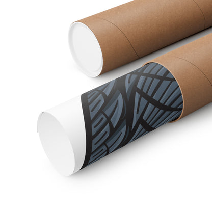 Racing Tire Matte Square Poster - Perfect Poster for Car Enthusiasts and Garage Decor - CreativeRino