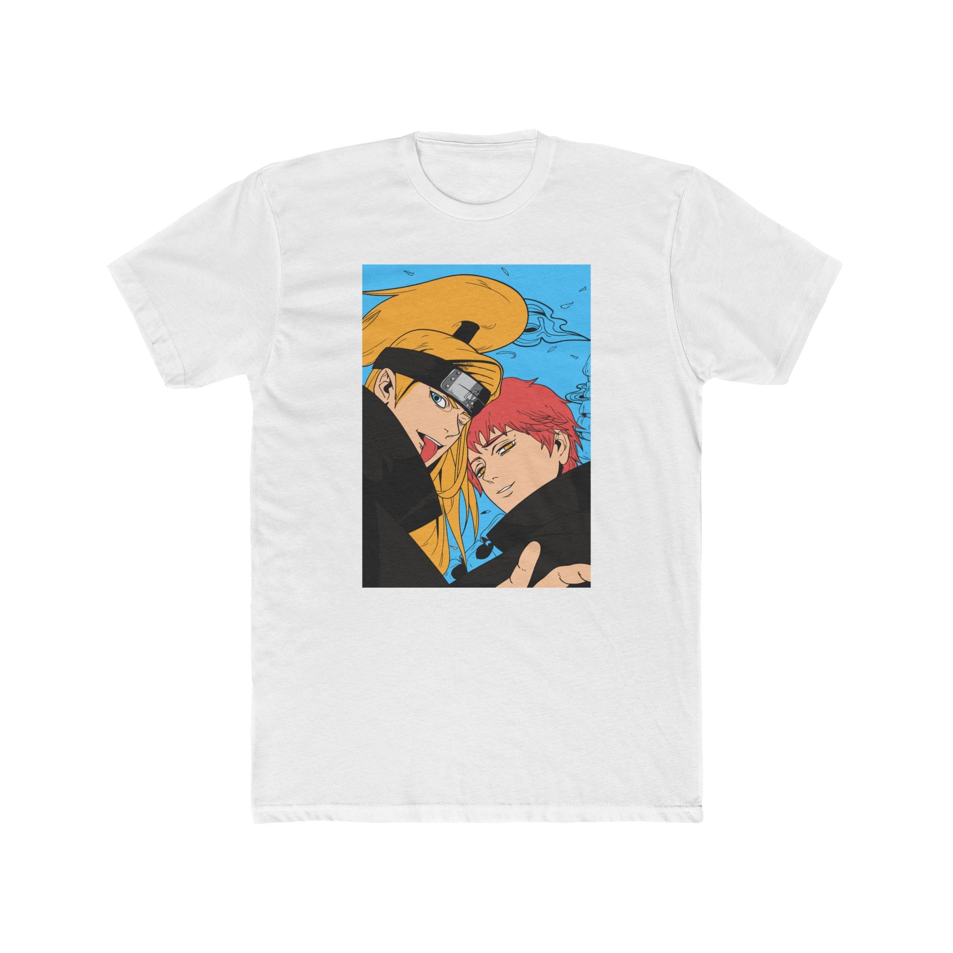 Anime Friends Unisex Cotton Crew Tee - Naruto T-shirt Design for Fans - CreativeRino