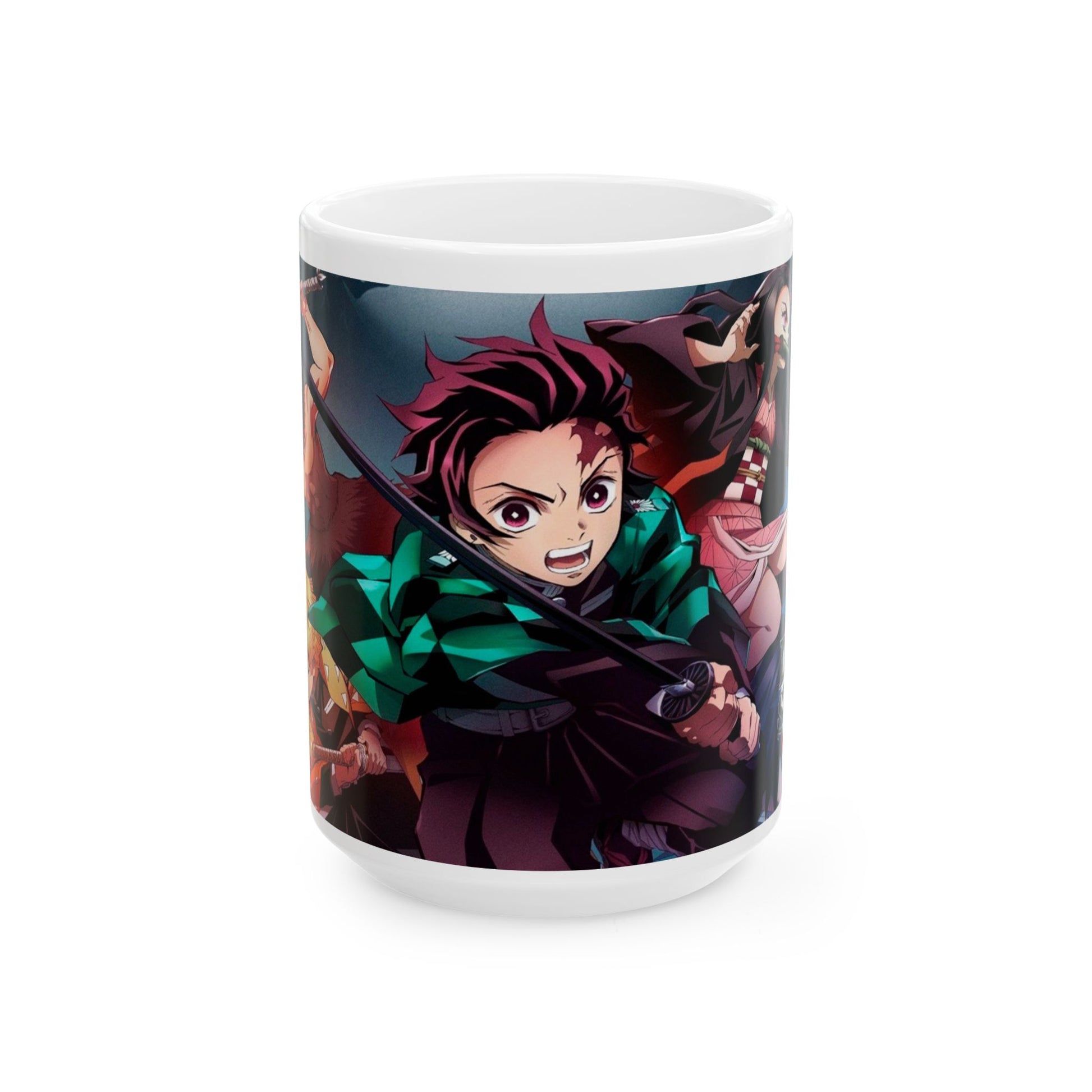 Anime Ceramic Mug - 11oz & 15oz - Demon Slayer Perfect Gift for Fans - CreativeRino