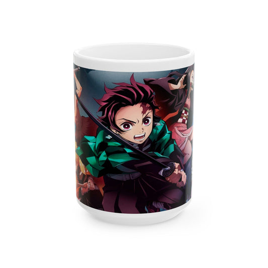 Anime Ceramic Mug - 11oz & 15oz - Demon Slayer Perfect Gift for Fans - CreativeRino