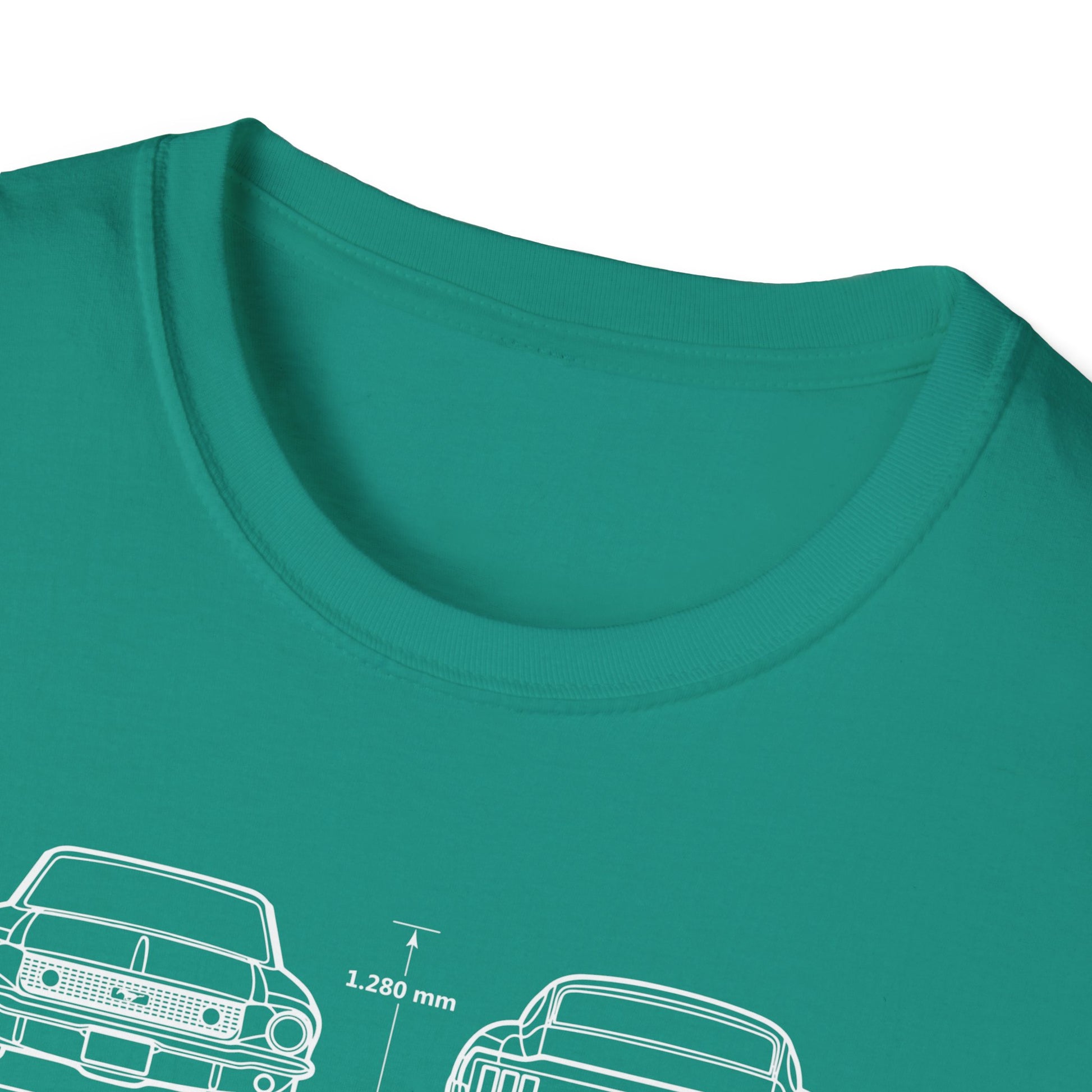 Ford Mustang Shelby GT350 Unisex Softstyle T-Shirt - Car Lovers Tee - CreativeRino