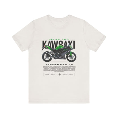 Kawasaki Ninja 300 Unisex T-Shirt - Vintage Motorcycle Graphic Tee - CreativeRino