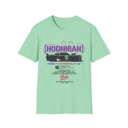 Hoonigan Unisex Softstyle T-Shirt - Perfect for Car Enthusiasts - CreativeRino