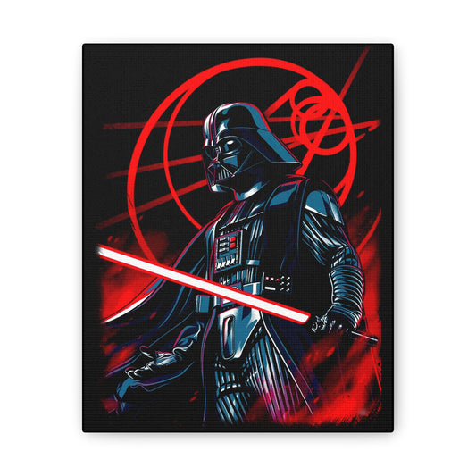 Darth Vader Canvas Art - Galactic Wall Decor for Star Wars Fans - CreativeRino