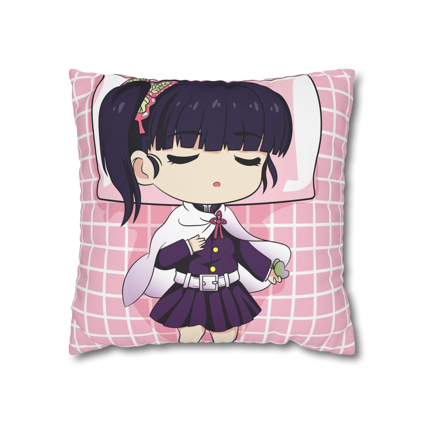 Cute Anime Square Pillow - Cozy Dreamy Decor - CreativeRino