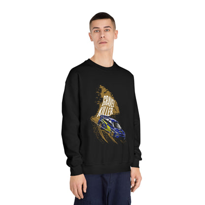 Racing-Themed Unisex Crewneck Sweatshirt - Celebrate Speed & Style! - CreativeRino