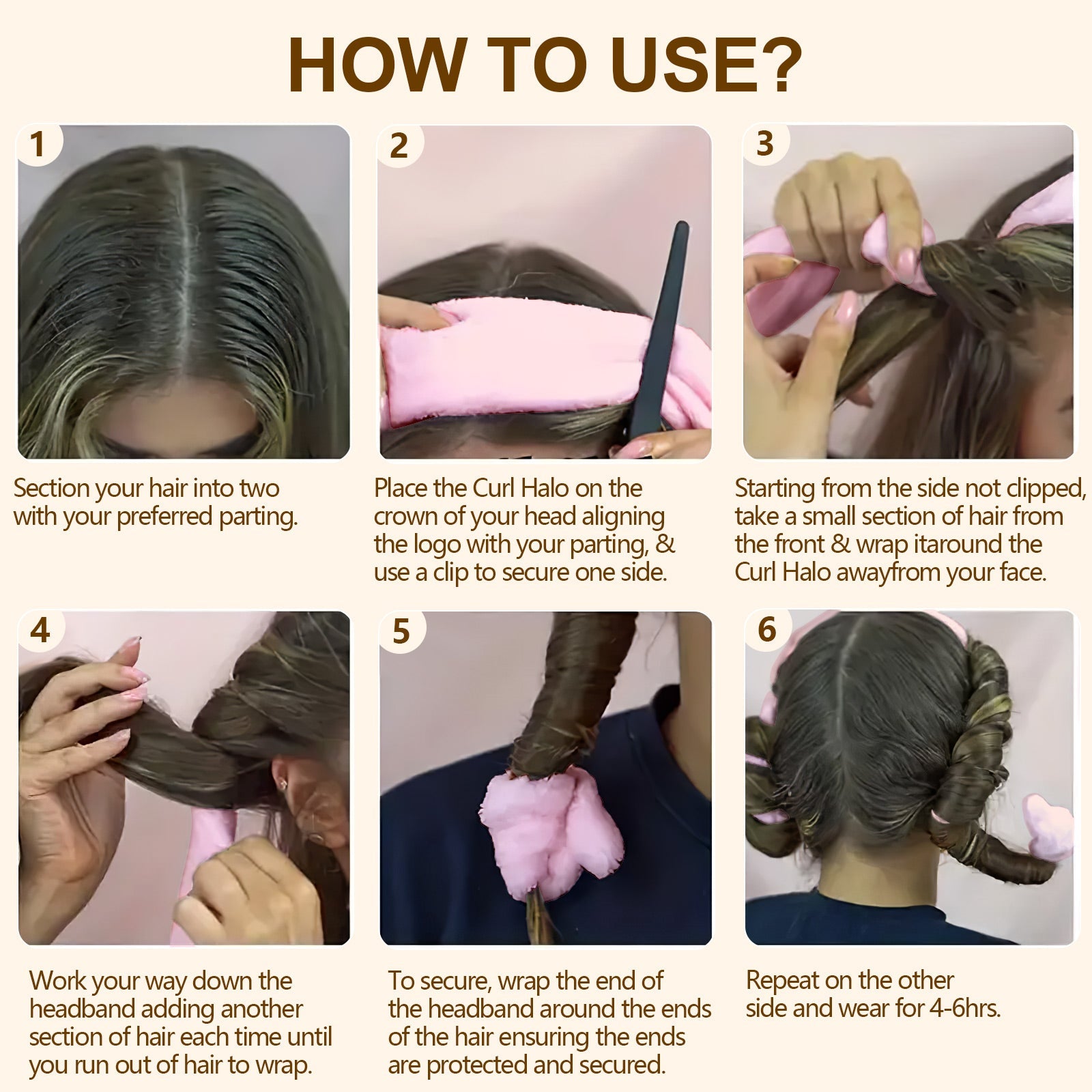 Luxurious Satin Heatless Hair Curler | Damage-Free Overnight Soft Waves Ribbon | DIY Sleep-In Hair Styling Tool for All Hair Types CreativeRino