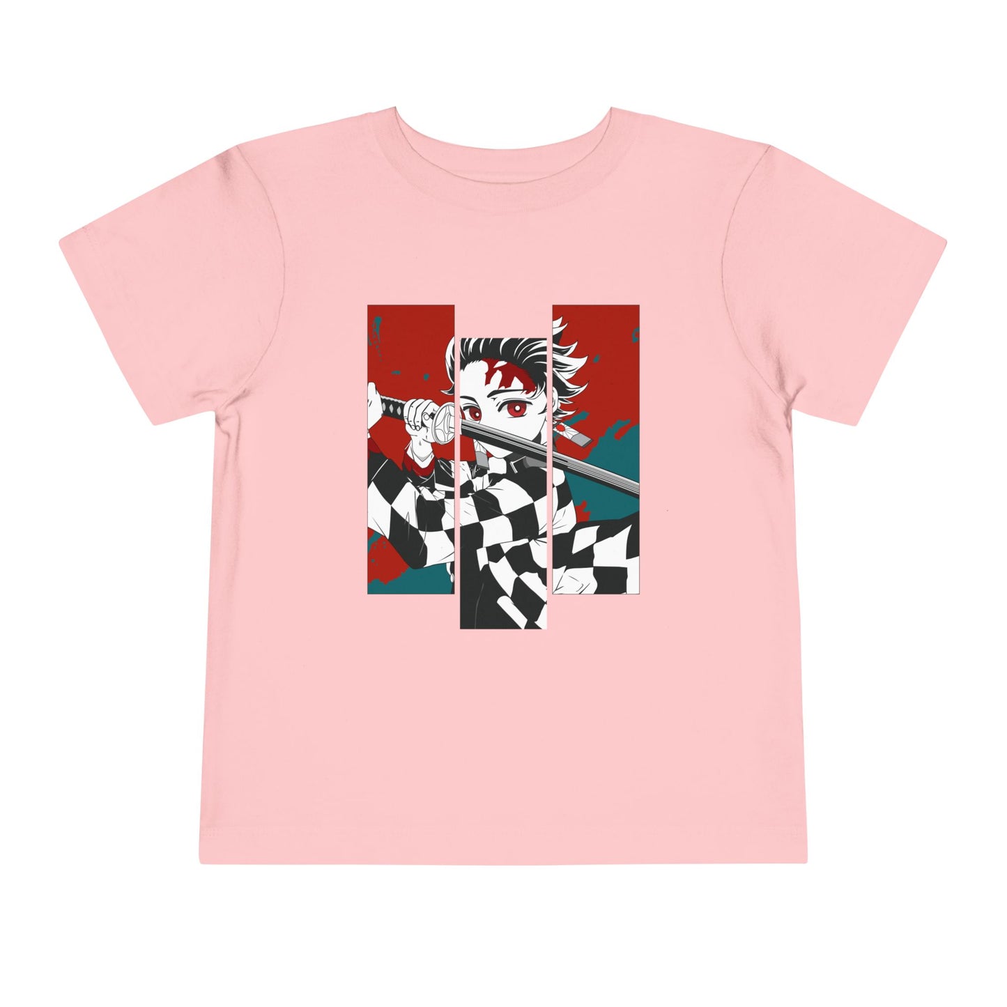 Demon Slayer Toddler Tee - Cute Anime Graphic T-shirt for Kids - CreativeRino