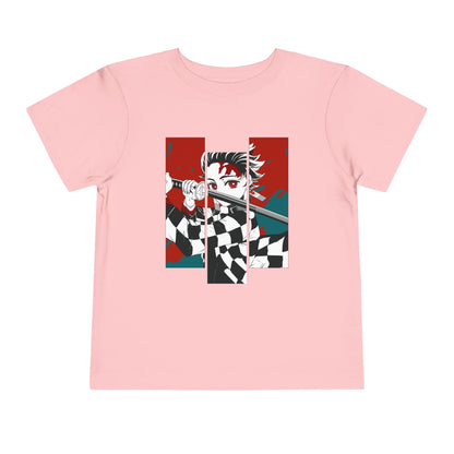 Demon Slayer Toddler Tee - Cute Anime Graphic T-shirt for Kids - CreativeRino
