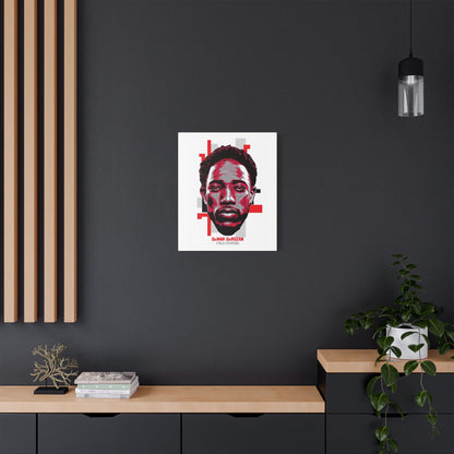 DeMar DeRozan NBA All-Star Satin Canvas Art - CreativeRino
