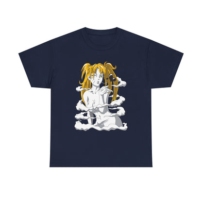 Anime-Inspired Unisex Heavy Cotton Tee - Naruto T-shirt Design - CreativeRino