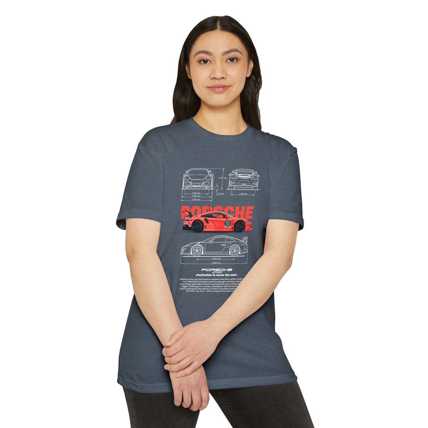 Porsche Gt3rs Vintage Graphic Unisex T-Shirt | Perfect Gift for Car Enthusiasts - CreativeRino