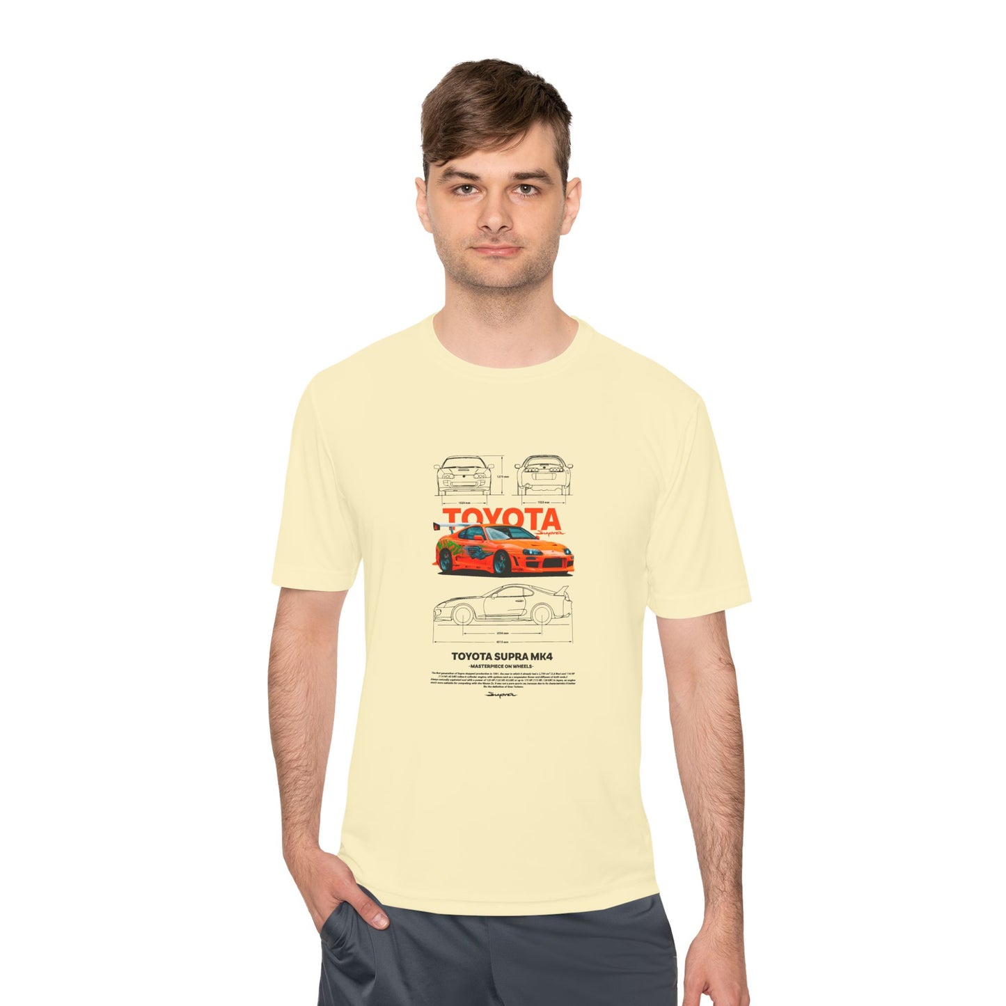 Toyota Supra MK4 Unisex Moisture Wicking Tee – Perfect T-shirt for Car Enthusiasts - CreativeRino