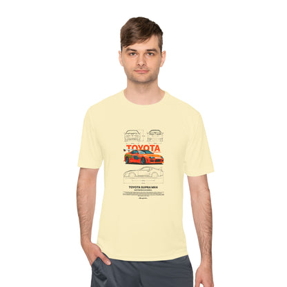 Toyota Supra MK4 Unisex Moisture Wicking Tee – Perfect T-shirt for Car Enthusiasts - CreativeRino