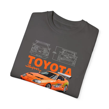 Toyota Supra MK4 Dast and Furious Graphic T-Shirt | Unisex Car Enthusiast Tee - CreativeRino
