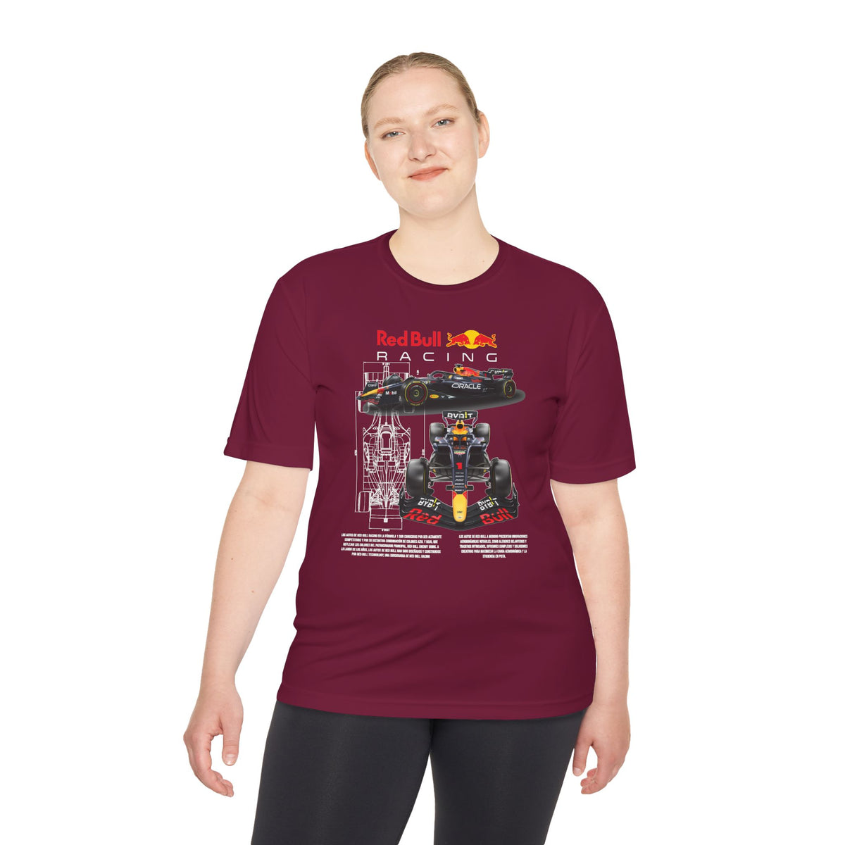 Red Bull Racing Unisex Moisture Wicking Tee for Motorsport Enthusiasts - CreativeRino