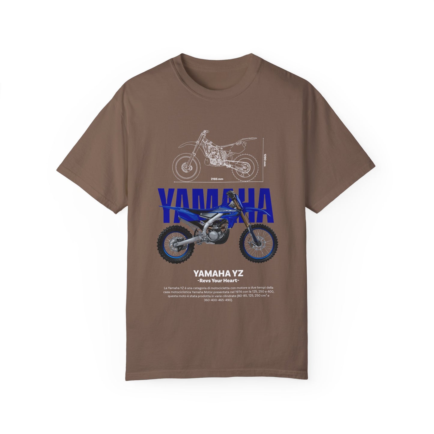 Yamaha YZ Unisex Garment-Dyed T-shirt - Rev Your Heart - CreativeRino