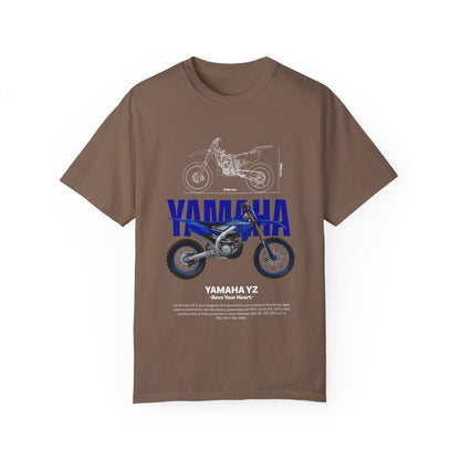Yamaha YZ Unisex Garment-Dyed T-shirt - Rev Your Heart - CreativeRino