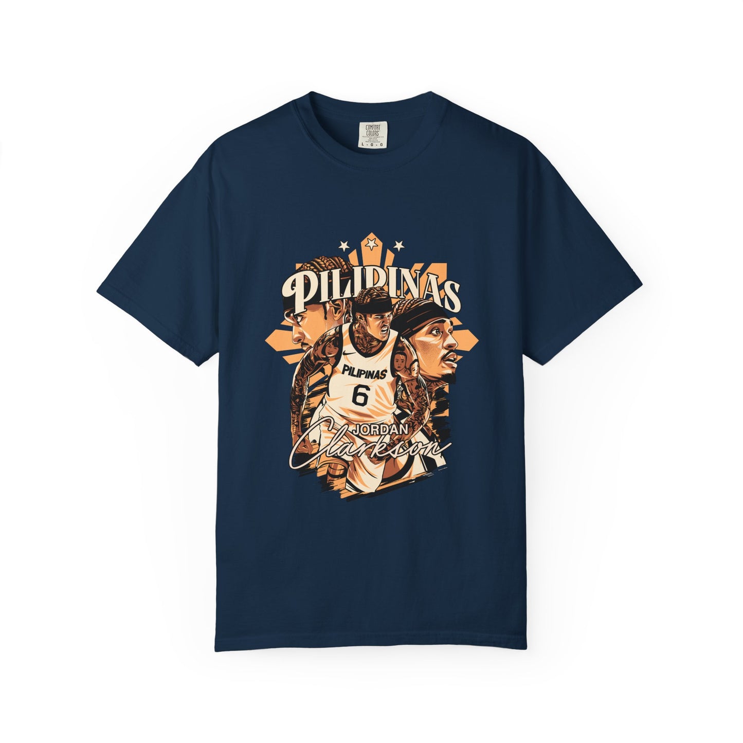 Philippines Graphic T-shirt - Vintage Style for Jordan Clarkson Basketball Fans tee - CreativeRino