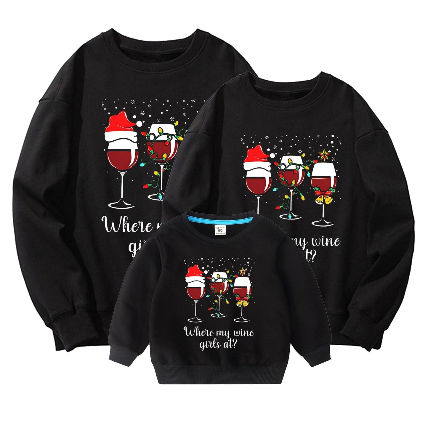 Santa Grinch Family Hoodie Pure Cotton New Year Christmas Hoodies eprolo