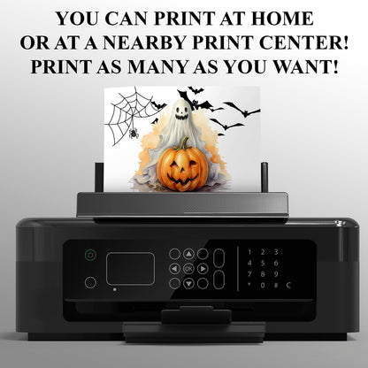 Lets Get Spooky Halloween Invitation Template - CreativeRino