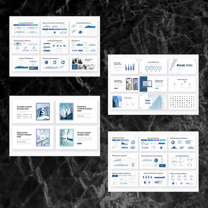 20 KPI Dashboard Powerpoint Presentation Template Bundle CreativeRino